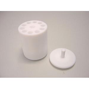 22.008.0006 - Adaptateur PTFE 10 tubes type Eppendorf 0.2 ml