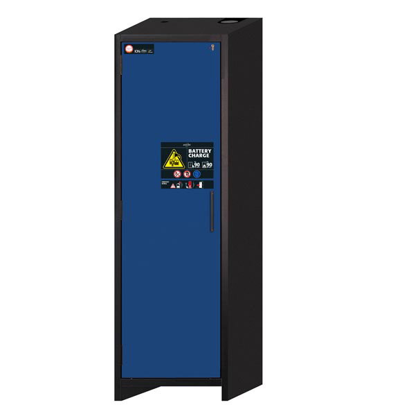 Armoire de sécurité haute 1 porte anti-feu (90 min) pour batterie lithium-ion ION-CORE