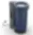 Poubelle avec filtration intégrée autonome - couleur bleue