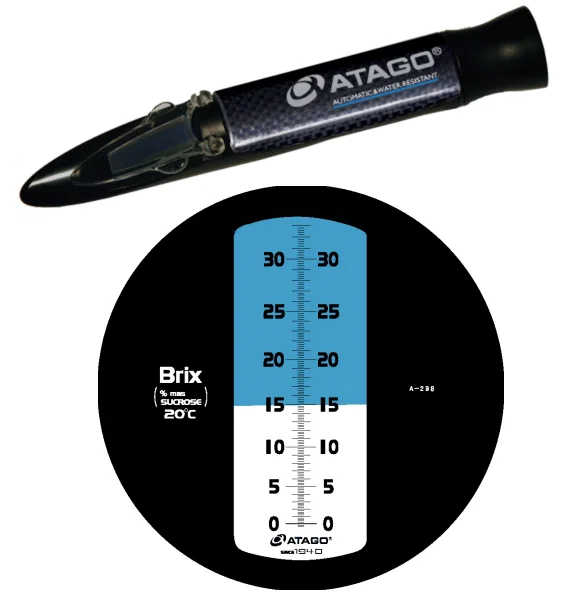 Réfractomètres à main : réfractomètre Salinité Master-28 alpha - ATAGO