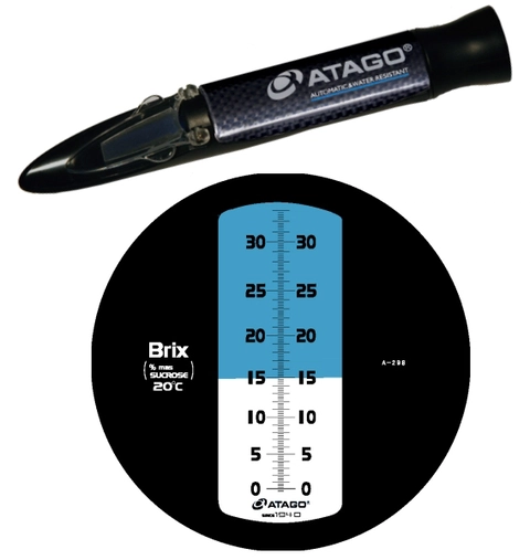 Réfractomètres à main : réfractomètre Salinité Master-28 alpha - ATAGO