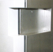Port d'accès type Notch par entaille dans la porte (100 x 35 mm)