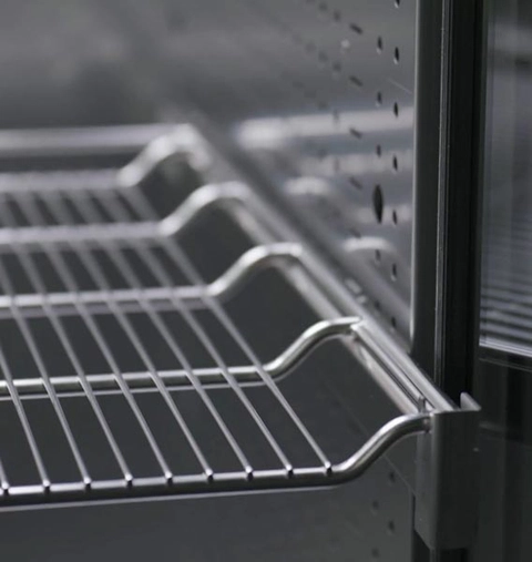 Clayette-grille standard charge 40 kg avec paire de rails porteurs - Binder