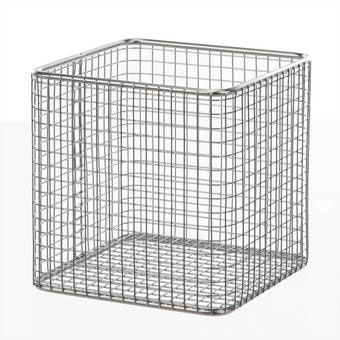 Panier en fil inox - Forme rectangulaire