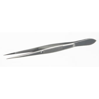 Pincette pointue avec guide - inox 105 mm