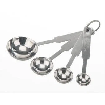 Cuillères jaugées, 4 cuillères en inox 18/10 - 3801 Bochem