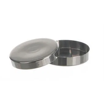 Boîte de Pétri en inox - Ø 120 mm