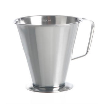 Bécher inox gradué - forme conique - 500 ml