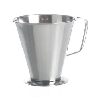 Bécher inox gradué - forme conique - 500 ml