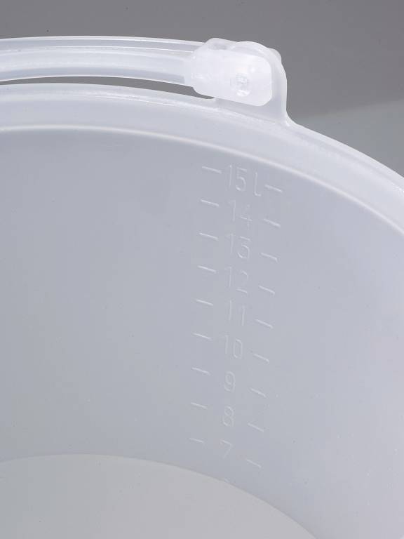 Seau en PP gradué - 15 litres - Bürkle
