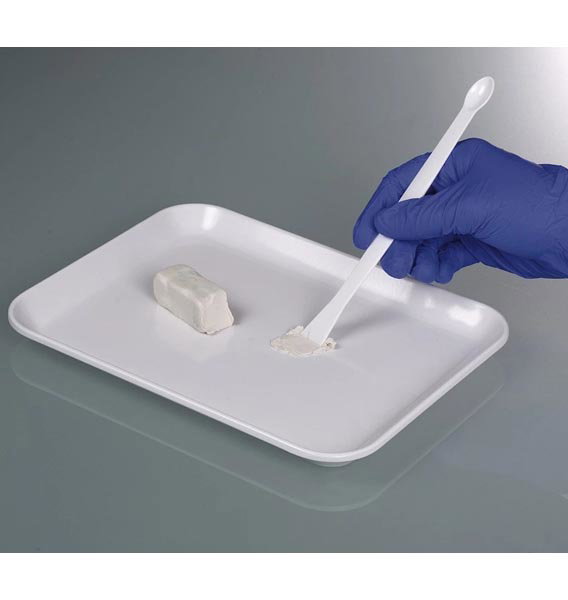 Cuillère avec spatule blanche - Bürkle