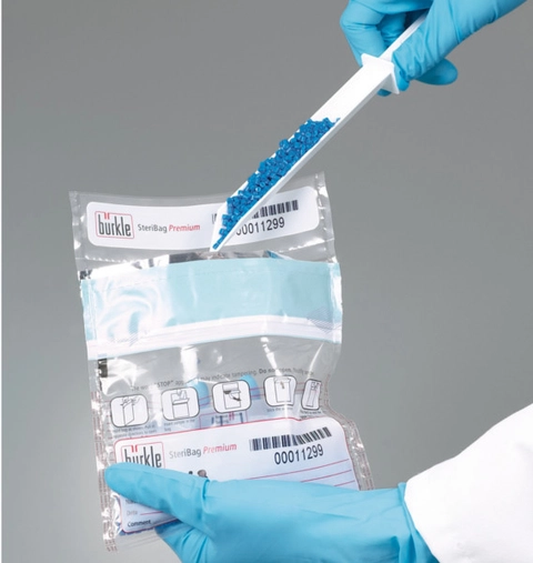 SteriPlast Kit pour un prélèvement stérile - Lot de 10 spatules & sachets - Bürkle