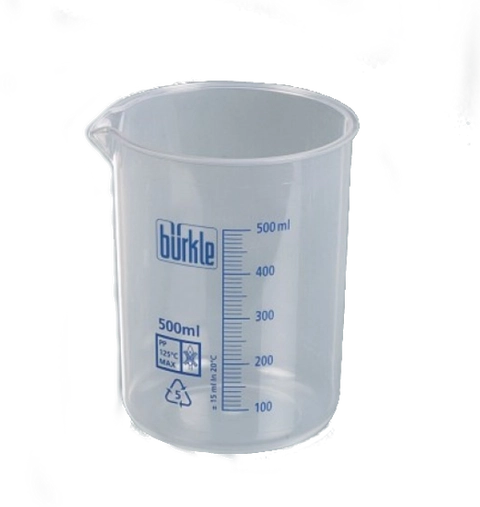 Bécher forme basse en PP - 500 ml - Bürkle