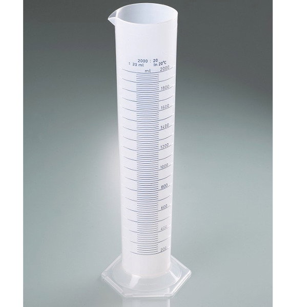 Éprouvette graduée forme haute en PP - 1000 ml - Bürkle