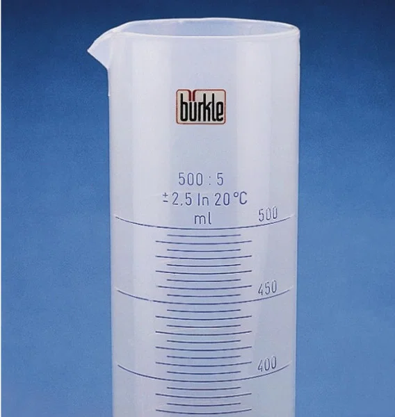 Éprouvette graduée forme haute en PP - 2000 ml - Bürkle