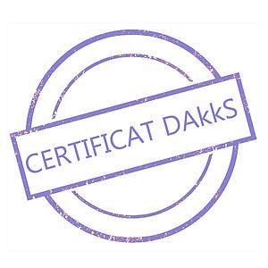 Certificat DAkkS pour poids étalon 1 g - Classe E1