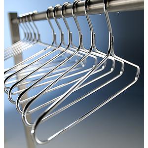 Cintres en inox 300 mm - Lot de 10 - Bano
