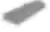 Hotte centrale blanche en PVC, L1200 x p900 x H350 mm