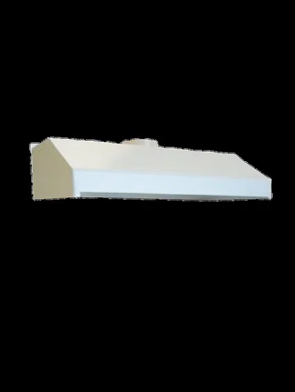 Hotte murale blanche en PVC - L900 x p600 x H350 mm