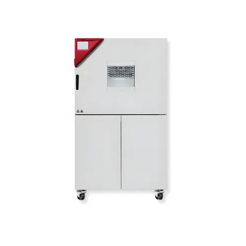 Enceinte de stabilité MKF 115 BINDER permettant de soumettre les échantillons à des cycles contrôlés de température et d’humidité pour les essais environnementaux