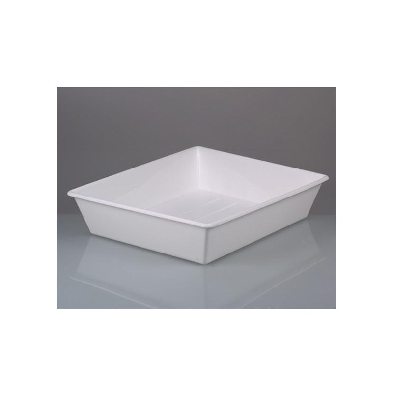 Cuvette de laboratoire multiusage en PP 10 L 420 x 520 x 120 mm