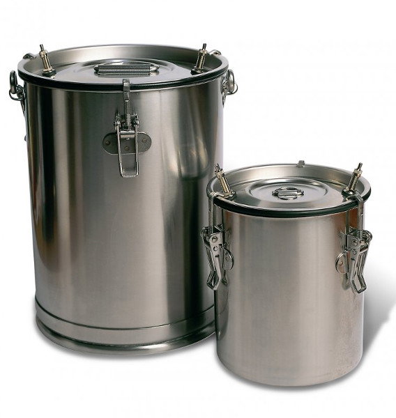Jarre d'anaérobie inox 9 boîtes pour JGS - avec catalyseur  