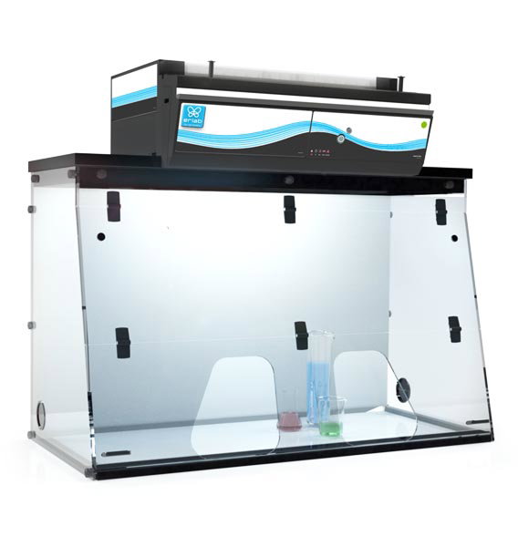 Hotte chimique à filtration CAPTAIR 481 Smart sans raccordement - Erlab