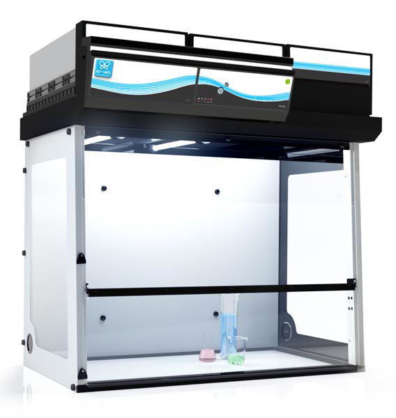 Hotte chimique à filtration CAPTAIR 483 Smart sans raccordement - Erlab