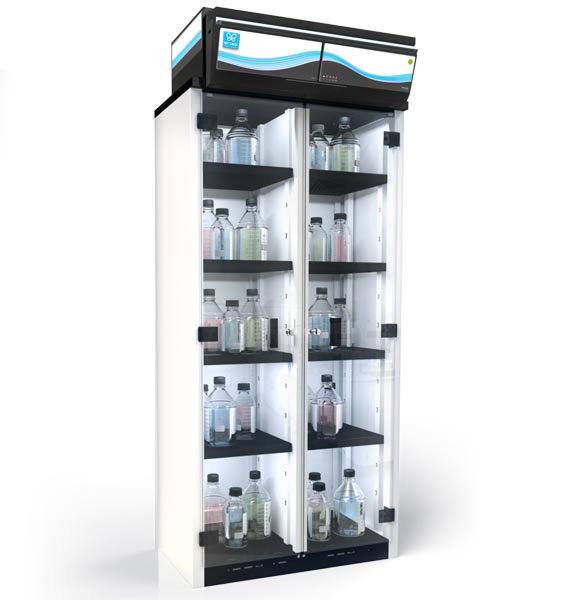 Armoire ventilée à filtration - Captair 834 Smart, version portes battantes - Erlab
