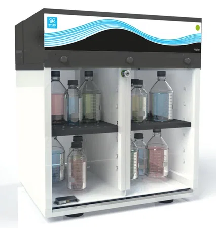 Armoire basse ventilée à filtration - Captair 822B Midcap - Version étagères extractibles - Erlab