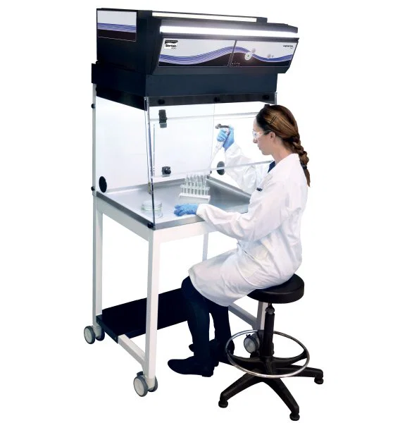 Hotte PCR CaptairBio 321 Smart + filtre particulaire HEPA H14 - Erlab
