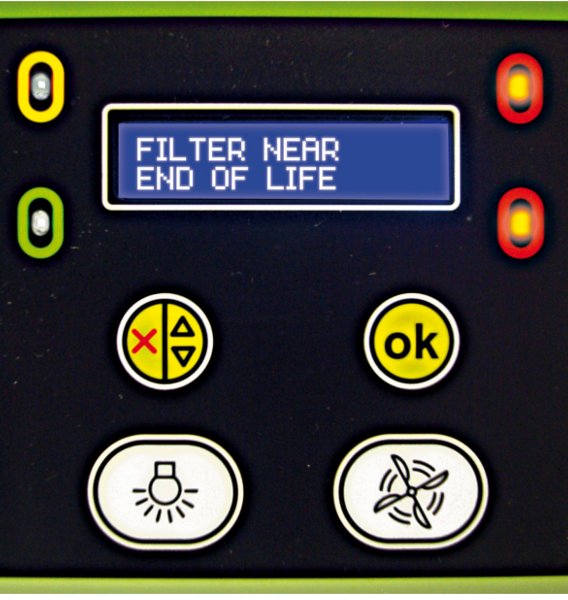 Molécode F - Alarme de détection de saturation des filtres pour les formaldéhydes - Erlab