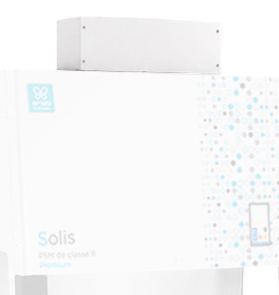 Capot d'extraction indirect Ø 250 mm pour PSM Solis 1500 – Erlab