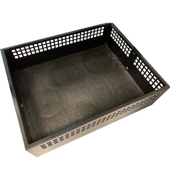Tapis absorbants pour bac coulissant sur Captair 632B Midcap - lot de 10 - Erlab
