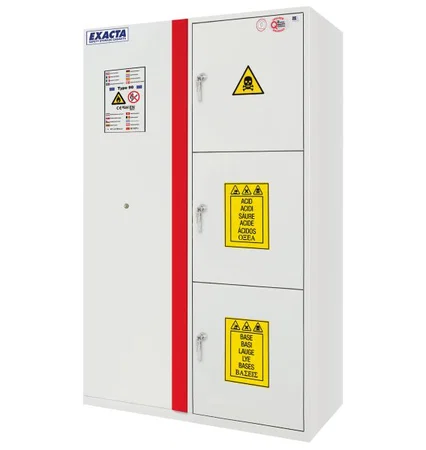 Armoire de sécurité multirisques COMBISTORAGE 4 - Acide / Base / Toxique / Inflammables