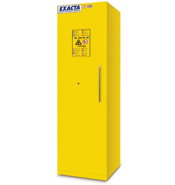 Armoire de sécurité anti-feu EFO6 BBAC Jaune - 90 min - Produits chimiques et inflammables