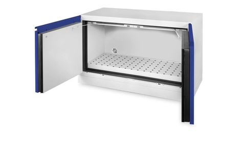 Armoire de sécurité sous paillasse 2 portes anti-feu (90 min) pour batterie lithium-ion