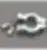 Collier de serrage aluminium pour tuyau à vide renforcé KF25