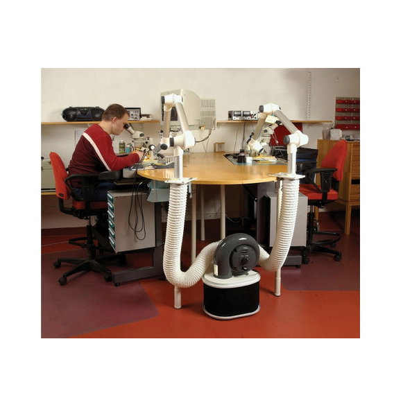 Kit complet d'extraction - Ø75mm - Filtre particules / gaz - Fumex