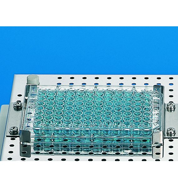 Support inox pour microplaque