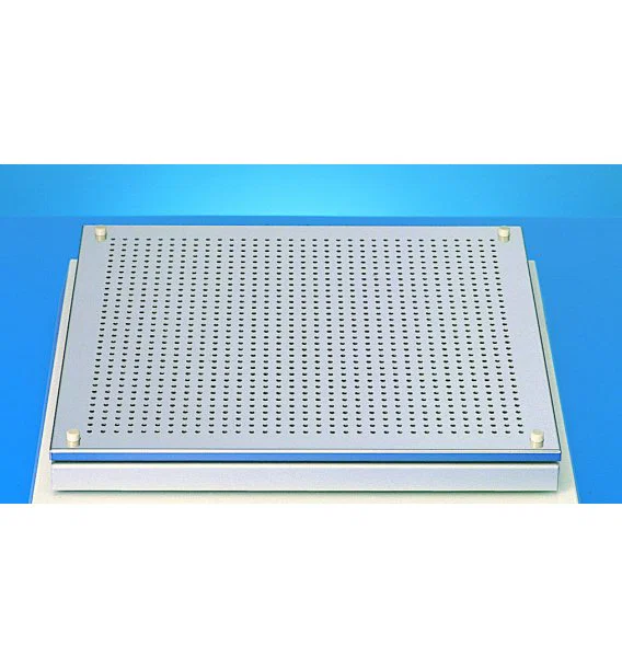 Portoir perforé en acier inox 450 x 345 mm