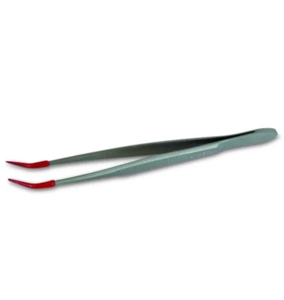 Pincette standard Inox coudée - Longueur 160mm