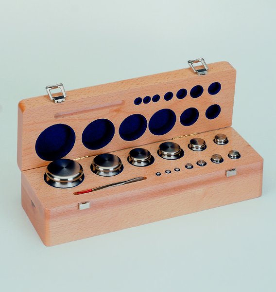 6.XKGB-590 - Jeu de poids étalon 1g - 500g  classe F2