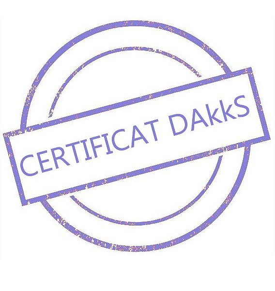 Certificat DAkkS pour poids étalon 500 g - Classe E2