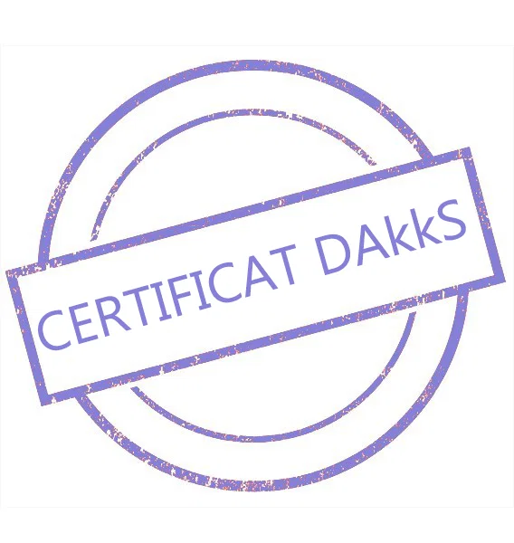 Certificat DAkkS pour poids étalon 1 g - Classe E1