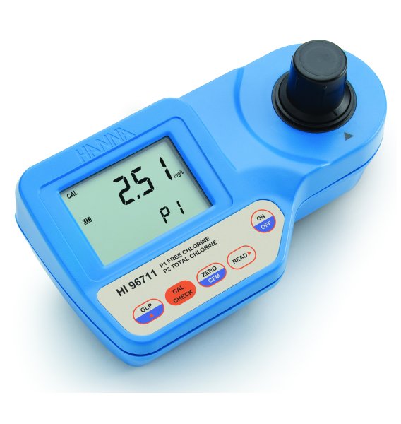 Photo-colorimètre portable - Chlore libre + total - HI 97711 - Hanna
