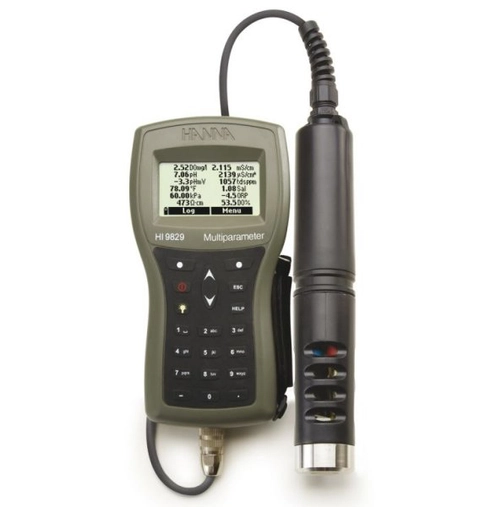 Multiparamètres HI 9829 - Kit GPS + turbidité - 4 m - Hanna