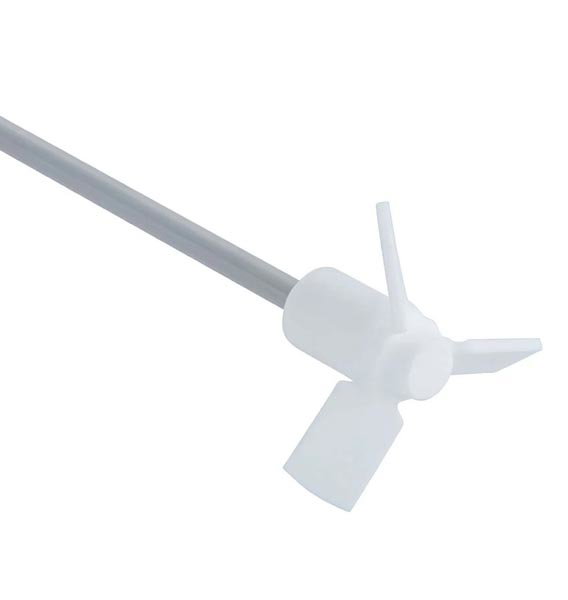 R 1389 Tige d'agitation à hélice téflon - 3 pales - Ø 75 mm
