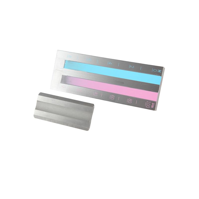 Grattoir Jauge De Finesse Double Canal - Acier Inoxydable - Pour Peintures, Vernis - Marque VTSYIQI