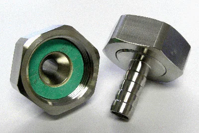 JUL-8890044 - 2 adaptateurs G1 1/4" interne sur connexion de tuyau 1/2" Ø int. - JULABO